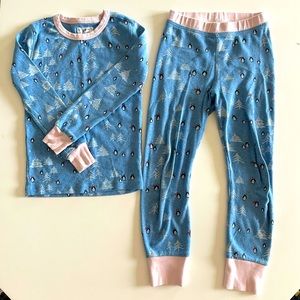 Crewcuts / Blue penguins pajama set